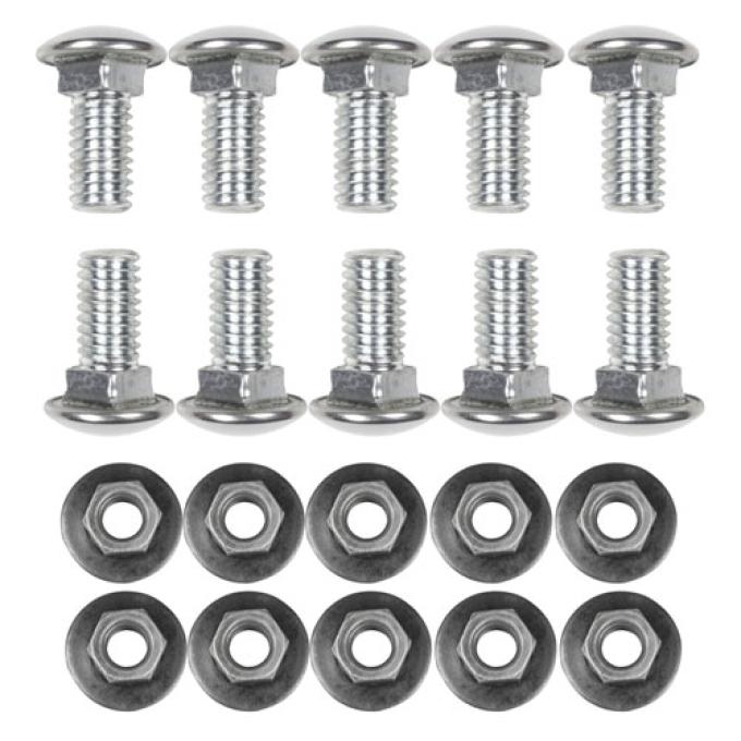 Redline Restomotive® 1967 Camaro / Firebird Front & Rear Bumper Mounting Bolt Set, Correct