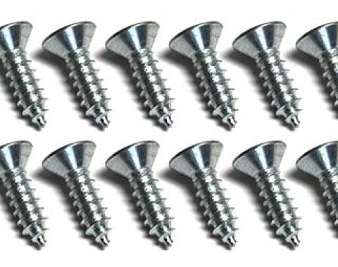 Redline Restomotive® 1958-1960 Ford Thunderbird 20 Piece Door Scuff / Sill Plate Screw Set