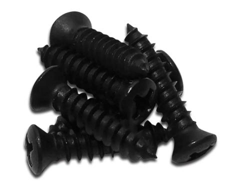 Redline Restomotive® 1984-1996 Chevrolet Corvette 6 Piece Windshield Pillar Post Screw Set