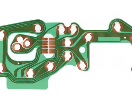 Redline Restomotive® 1978-1982 Chevrolet Corvette Dash Cluster (Speedo / Tach) Printed Circuit