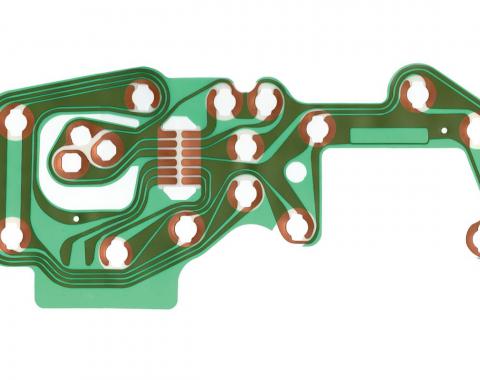 Redline Restomotive® 1978-1982 Chevrolet Corvette Dash Cluster (Speedo / Tach) Printed Circuit