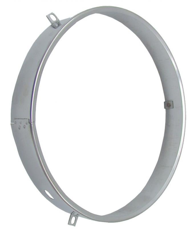 Redline Restomotive® 1941-1975 GM Car & Truck Stainless Headlight Retaining Ring