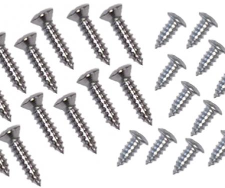 Redline Restomotive® 1962-1965 Dodge / Plymouth B-Body Convertible Door Sill Plate Screw Set