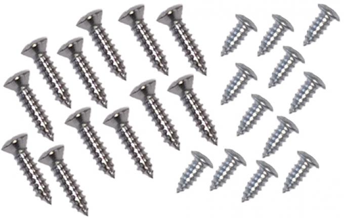 Redline Restomotive® 1962-1965 Dodge / Plymouth B-Body Convertible Door Sill Plate Screw Set