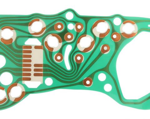 Redline Restomotive® 1974-1979 Pontiac Firebird Instrument Cluster Circuit Board for Cars With Factory Gauges