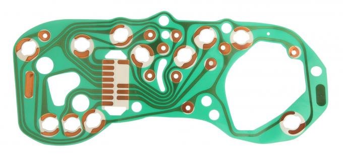 Redline Restomotive® 1974-1979 Pontiac Firebird Instrument Cluster Circuit Board for Cars With Factory Gauges