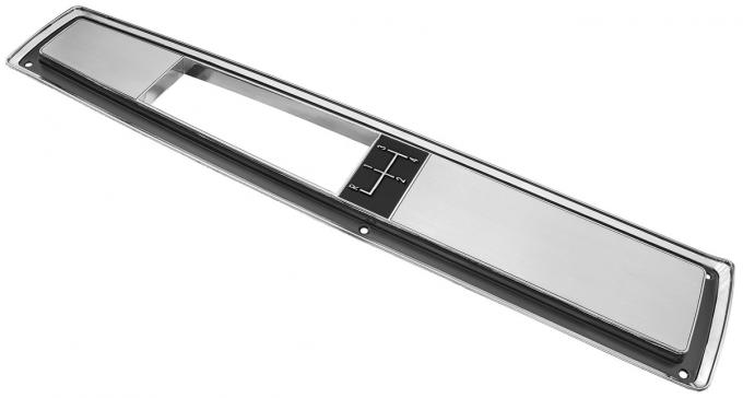 Redline Restomotive® 1968-1972 Chevelle / El Camino 4 Speed Console Top Plate with Indicator