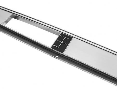 Redline Restomotive® 1968-1972 Chevelle / El Camino 4 Speed Console Top Plate with Indicator