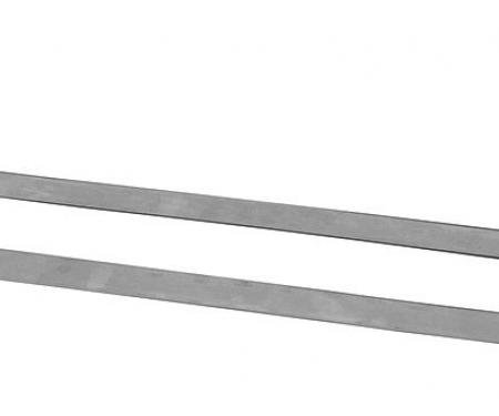 Redline Restomotive® 1968-1972 GM A-Body (Except Wagon / 71-72 Grand Prix) Galvanized Gas Tank Strap Set