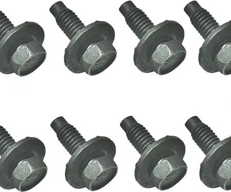 Redline Restomotive® 1967-1981 Camaro / Firebird / Chevelle 8 Piece Front Bucket Seat Track Mounting Bolts Set