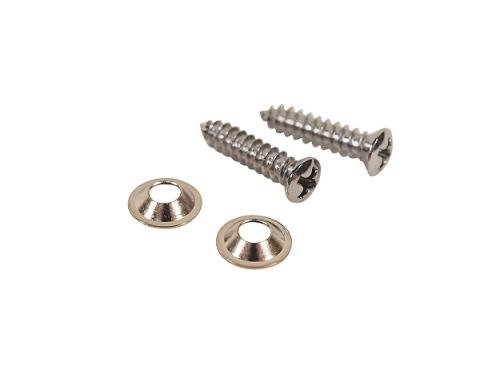 Redline Restomotive® 1968-1976 Chevrolet Corvette Shift Console Side Trim Screws, 4 Piece