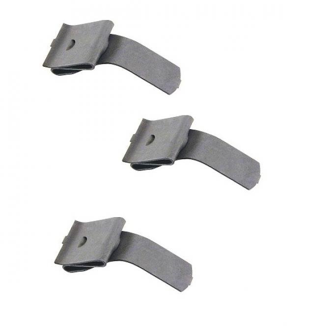 Redline Restomotive® 1969-1972 Ford Car 3 Piece Dash Pad Retaining Clip Set