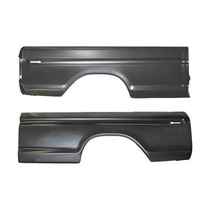 Redline Restomotive® 1973-1979 Ford Pickup Styleside 8' Bedside Skin Side Right Outer Panel without Fuel Opening