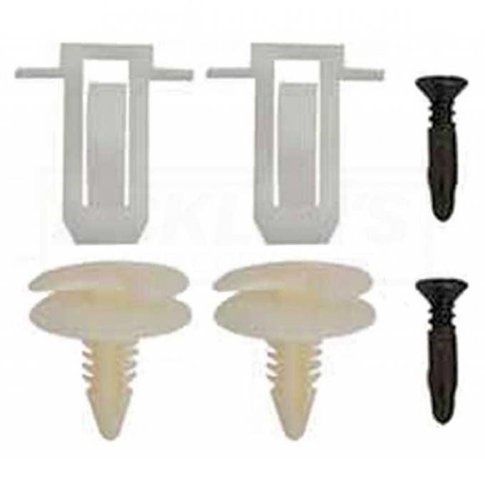 Redline Restomotive® 1982-1992 Camaro / Firebird Interior Pillar Post Hardware Set