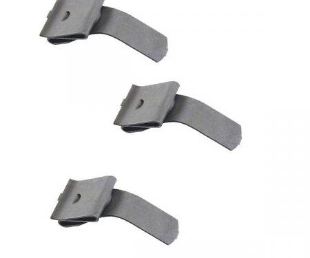 Redline Restomotive® 1969-1972 Ford Car 3 Piece Dash Pad Retaining Clip Set