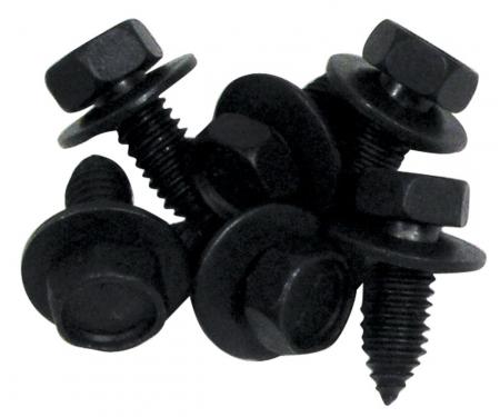 Redline Restomotive® 1968-1982 Chevrolet Corvette 6 Piece Headlight Housing Bearing Screw Set