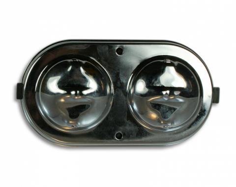 Redline Restomotive® 1967-1982 Chevrolet Corvette Chrome Brake Master Cylinder Cover & Gasket