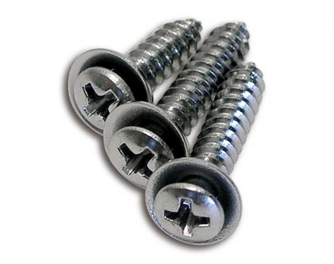 Redline Restomotive® 1968-1977 Chevrolet Corvette 3 Piece Lower Steering Column Cover Screw Set