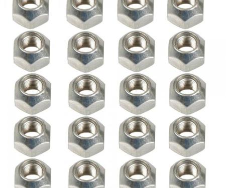 Redline Restomotive® 20 Piece Wheel Lug Nut Set, Steel with Correct Diamond Head Punches, 7/16-20