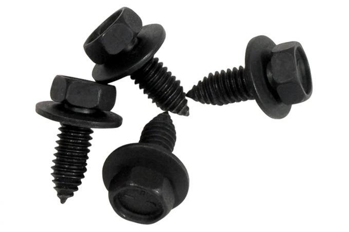 Redline Restomotive® 1963-1982 Chevrolet Corvette 4 Piece Front Lower Shock Mount Screws