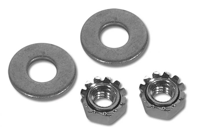 Redline Restomotive® 1963-1967 Chevrolet Corvette 4 Piece Dash Pad Nut / Washer Set