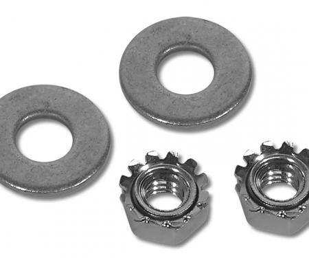 Redline Restomotive® 1963-1967 Chevrolet Corvette 4 Piece Dash Pad Nut / Washer Set