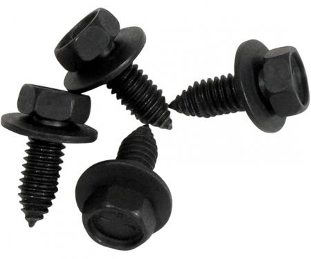 Redline Restomotive® 1963-1982 Chevrolet Corvette 4 Piece Front Lower Shock Mount Screws