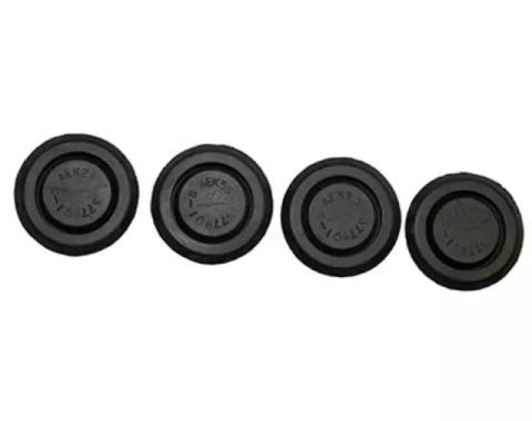 Redline Restomotive® 1963-1970 Ford Car 4 Piece Rubber Seat Mounting Hole Plug Set