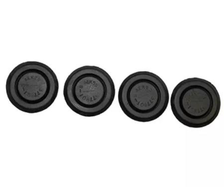 Redline Restomotive® 1963-1970 Ford Car 4 Piece Rubber Seat Mounting Hole Plug Set