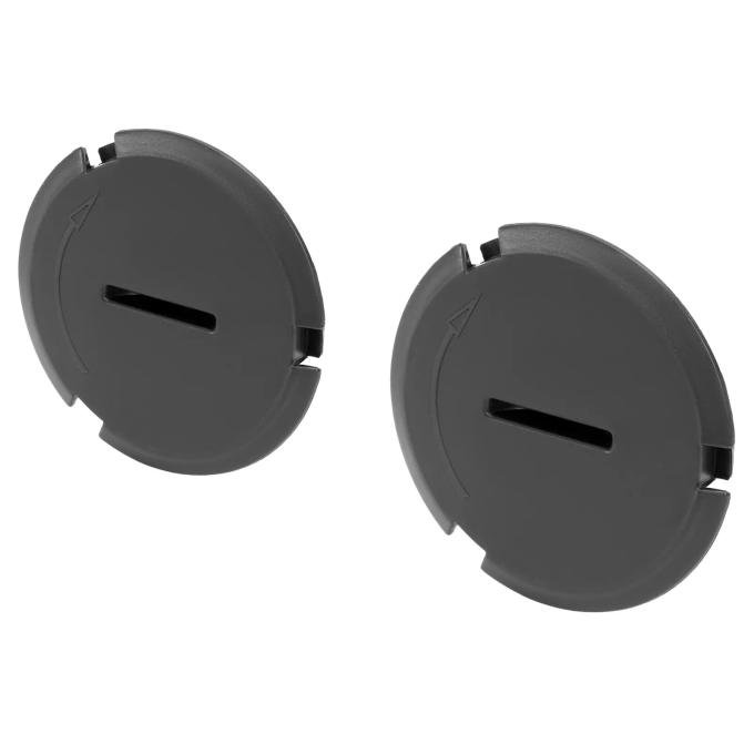 Redline Restomotive® 1999-2004 Chevrolet Corvette 2 Piece Headlight Motor Adjustment Hole Plugs