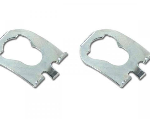 Redline Restomotive® 1964-1988 2 Piece Door Lock Pawl Retainer Clips