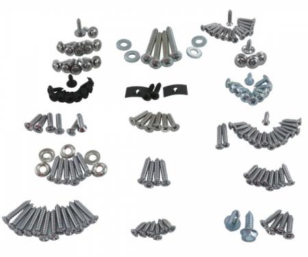 Redline Restomotive® 1967 Chevrolet Corvette Convertible Interior Screw / Fastener Kit