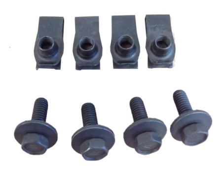 Redline Restomotive® 1964-1973 Ford Mustang Radiator Mounting Nut & Bolt Set