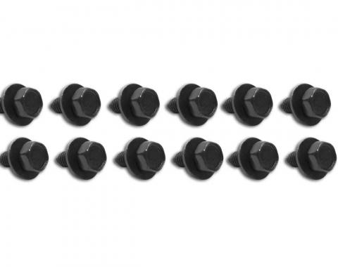 Redline Restomotive® 1963-1966 Chevrolet Corvette 12 Piece Seat Mounting Screw / Bolt Set