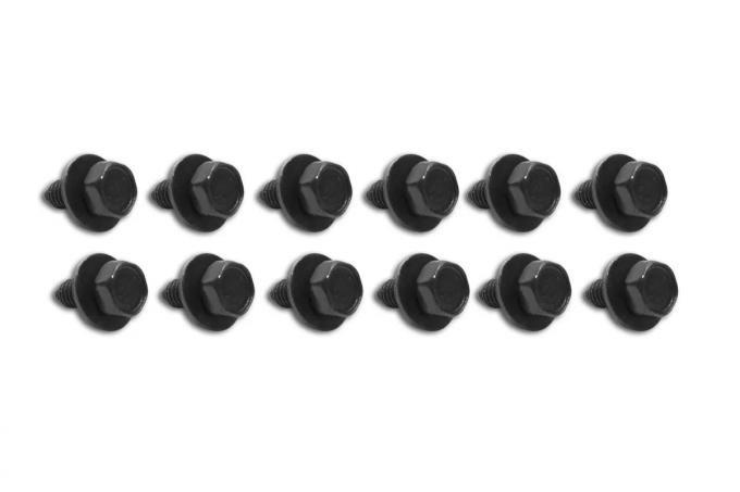 Redline Restomotive® 1963-1966 Chevrolet Corvette 12 Piece Seat Mounting Screw / Bolt Set