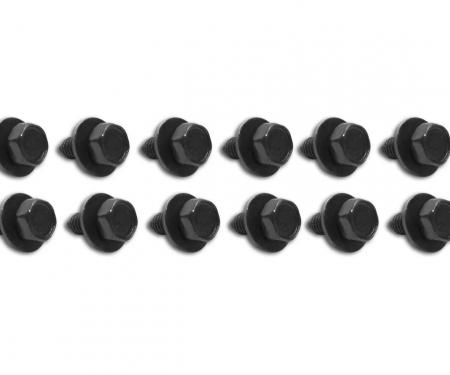 Redline Restomotive® 1963-1966 Chevrolet Corvette 12 Piece Seat Mounting Screw / Bolt Set