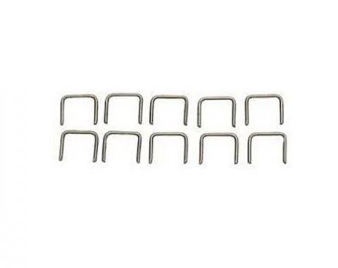 Redline Restomotive® 1967-1969 Chevrolet Camaro Control Arm Dust Shield Staples, Set of 10