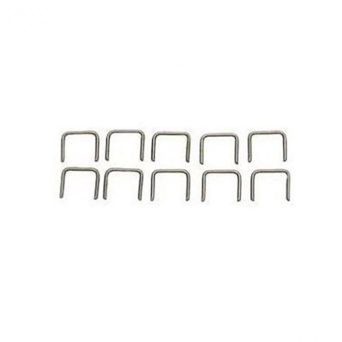 Redline Restomotive® 1967-1969 Chevrolet Camaro Control Arm Dust Shield Staples, Set of 10