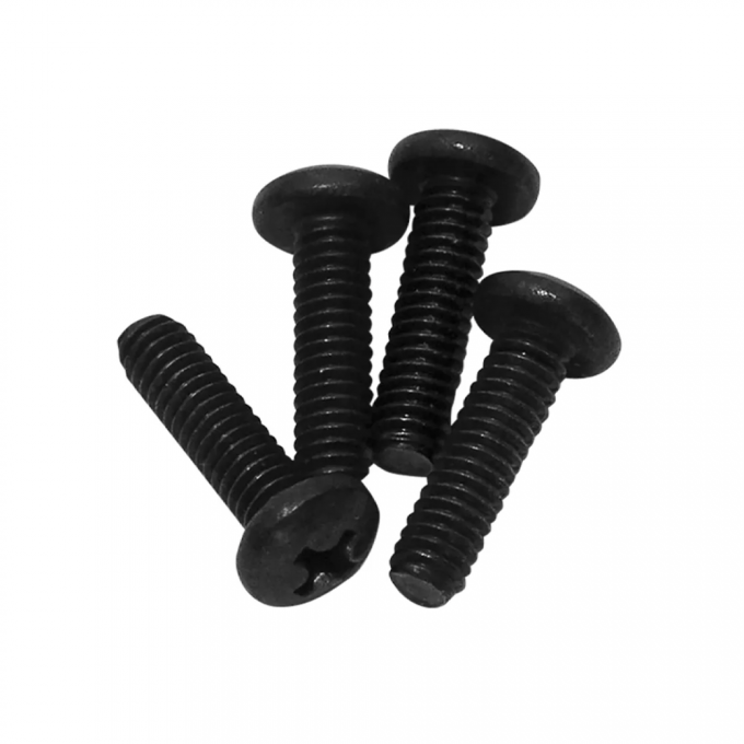 Redline Restomotive® 1984-1996 Chevrolet Corvette Coupe 4 Piece Rear Compartment Lock Screws