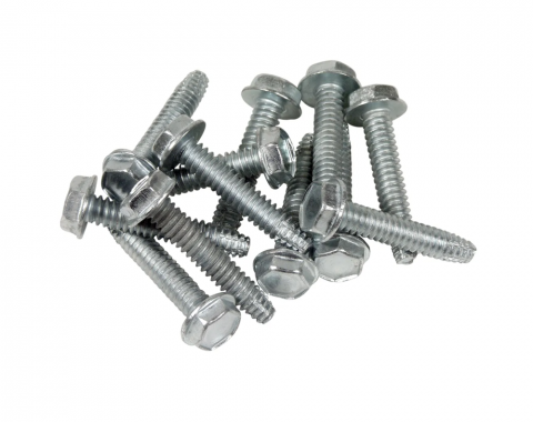 Redline Restomotive® 1966 Chevrolet Corvette Hubcap Spinner Screws, 12 Piece Set