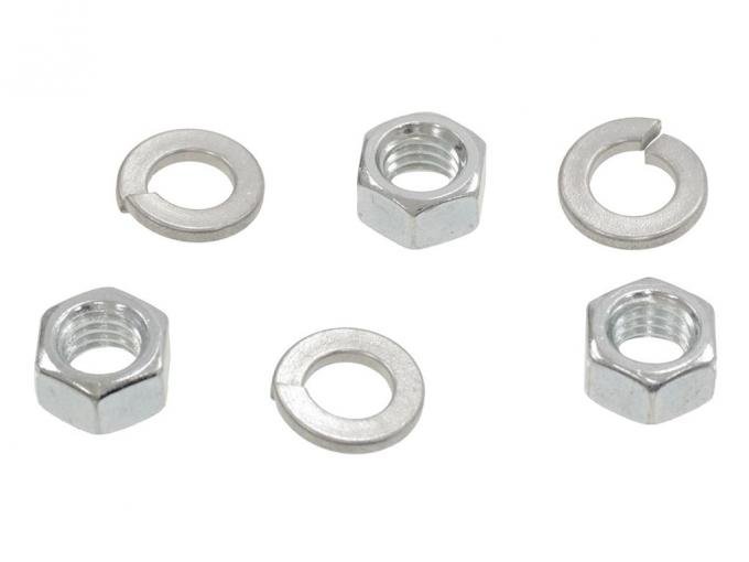 Redline Restomotive® 1958-1962 Chevrolet Corvette Master Cylinder Mount Nut, 6 Piece Set