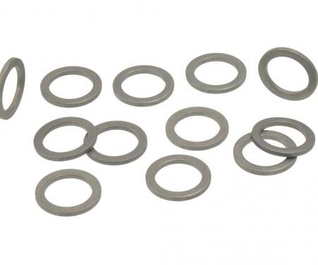 Redline Restomotive® 1956-1982 Chevrolet Corvette 12 Piece Aluminum Intake Manifold Washer Set