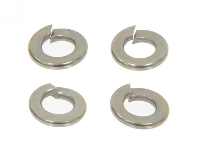 Redline Restomotive® 1957-1962 Chevrolet Corvette Wing Nut Lockwasher Set, 4 Pieces