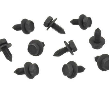 Redline Restomotive® 1963-1967 Chevrolet Corvette Hood Hinge Bolt Set, 10 Piece