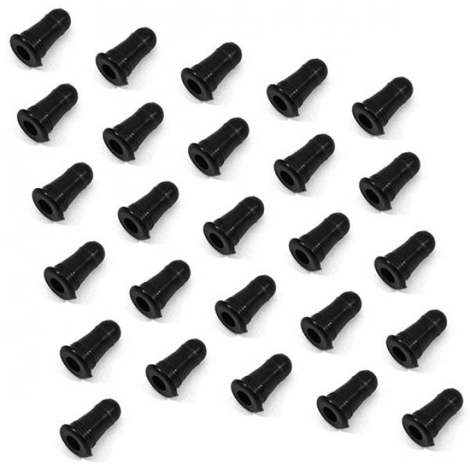 Redline Restomotive® GM Door Frame Weatherstrip Clip Receiver, Plastic, 26 Piece Set