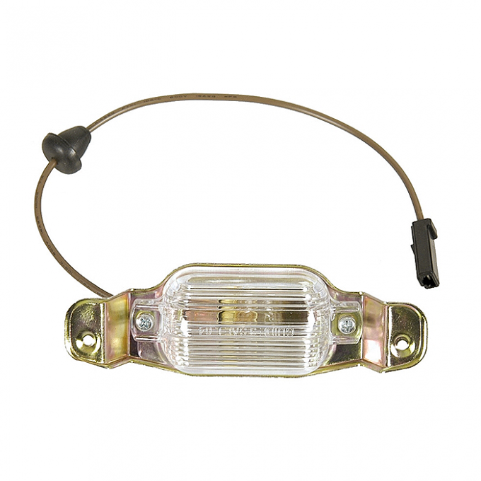 Redline Restomotive® 1966-1972 GM Car Rear License Light / Lamp Assembly