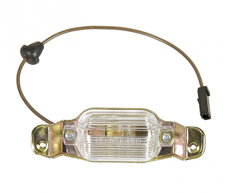 Redline Restomotive® 1966-1972 GM Car Rear License Light / Lamp Assembly