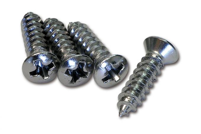 Redline Restomotive® 1967-1976 Chevrolet Corvette Parking Brake Console Screws with Washers