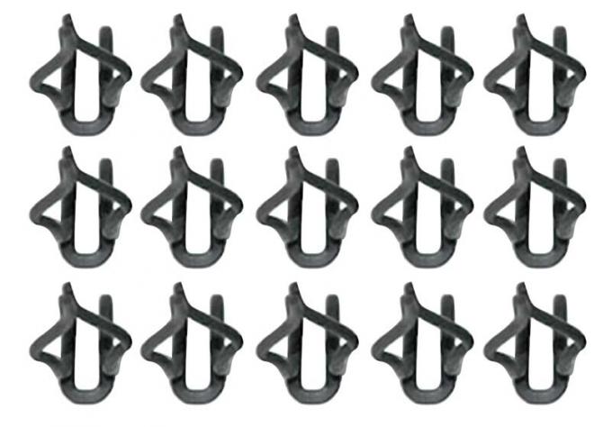 Redline Restomotive® 1960-1973 Ford / Mercury Car 15 Piece Standard Door Panel Clip Set