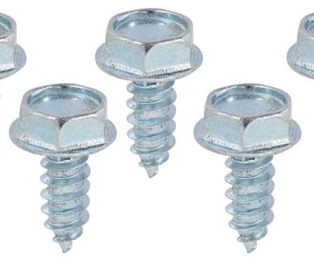 Redline Restomotive® 1965-1969 Ford Mustang 5 Piece Fuel Filler Neck Screw Set